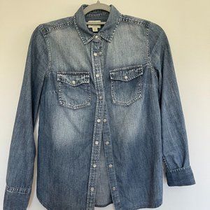 J Crew Chambray Shirt Size 2